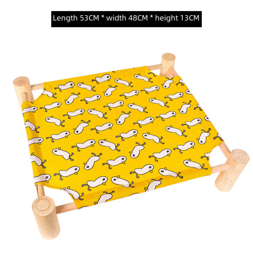 寵物行軍床狗窩夏季狗床可拆洗木質四季可用貓墊子貓窩狗狗行軍床 寵物行軍床狗窩夏季狗床可拆洗木質四季可用貓墊子貓窩狗狗行軍床