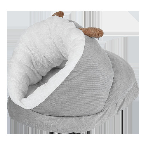 寵物貓窩冬季保暖新款貓咪狗狗拖鞋窩大空間狗窩加絨加厚小型犬窩 寵物貓窩冬季保暖新款貓咪狗狗拖鞋窩大空間狗窩加絨加厚小型犬窩