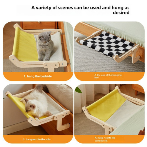 貓床床邊貓吊床懸掛貓窩掛窩窗台吊床貓架窗戶陽台寵物貓咪曬太陽 貓床床邊貓吊床懸掛貓窩掛窩窗台吊床貓架窗戶陽台寵物貓咪曬太陽