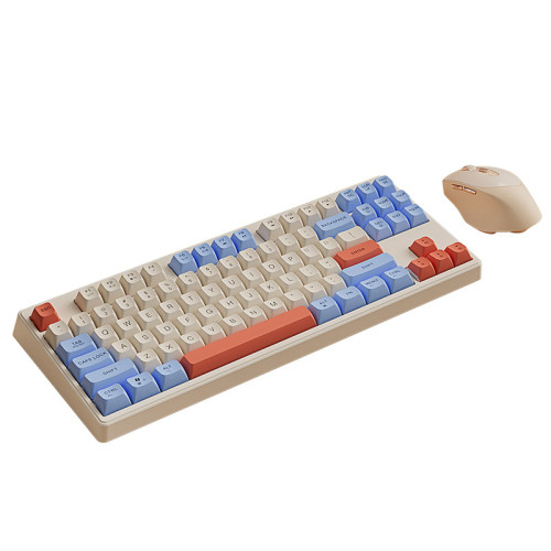 充電M87雙模藍牙無線鍵盤滑鼠套裝手機平板桌上型電腦辦公無延遲 充電M87雙模藍牙無線鍵盤滑鼠套裝手機平板桌上型電腦辦公無延遲