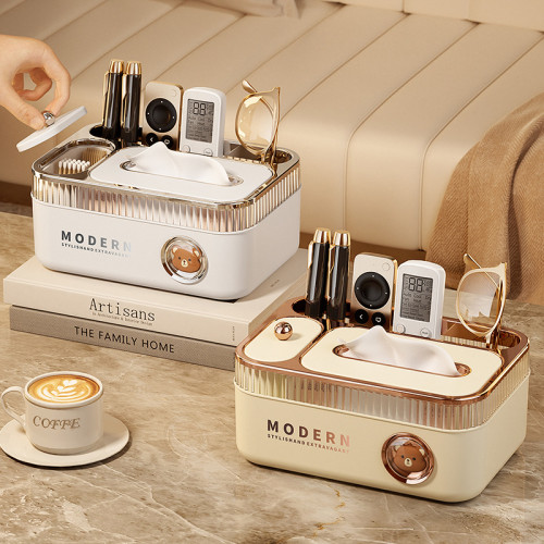 紙巾盒家用客廳高檔輕奢桌面床頭遙控器多功能茶幾擺件收納抽紙盒 紙巾盒家用客廳高檔輕奢桌面床頭遙控器多功能茶幾擺件收納抽紙盒