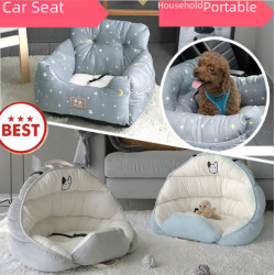 韓版車用寵物墊狗窩貓窩泰迪車用墊狗床安全座椅四季通用可攜式窩