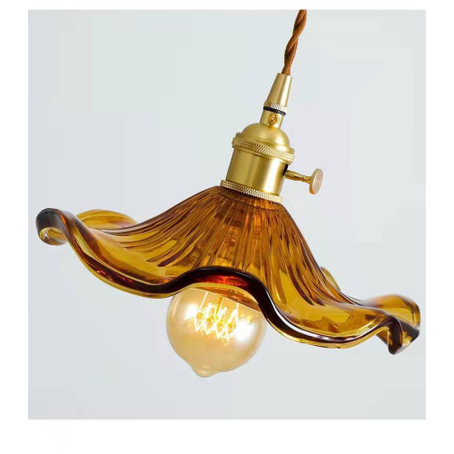 北歐玻璃吊燈餐廳吧台櫥窗小吊燈商用圓盤餐創意後現代吊燈