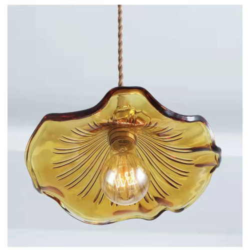 北歐玻璃吊燈餐廳吧台櫥窗小吊燈商用圓盤餐創意後現代吊燈