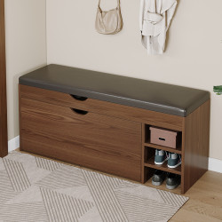 換鞋凳入戶門口家用可坐鞋櫃坐凳一體鞋架軟包坐墊多功能穿鞋凳