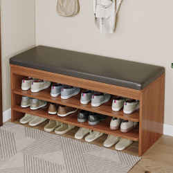 換鞋凳可坐式家用門口簡約穿鞋多功能一體長條軟包收納置物鞋架