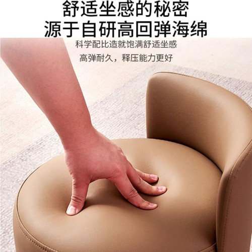 小凳子家用客廳換鞋凳沙發靠背腳凳簡約矮凳臥室網紅輕奢梳妝圓凳