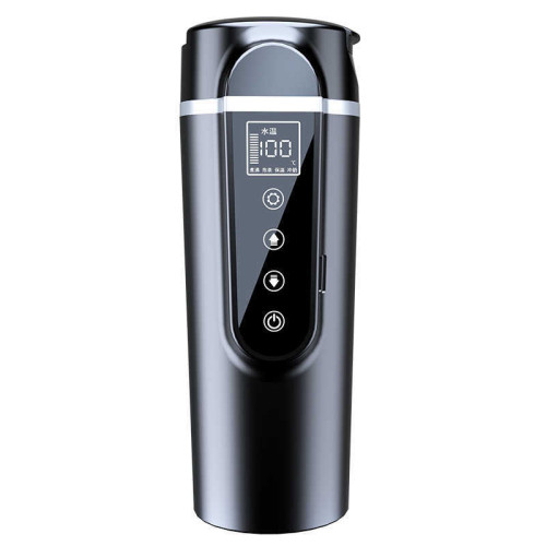 車用加熱水杯12v24v通用智能加熱水壺貨車電熱保溫杯專用熱水器 車用加熱水杯12v24v通用智能加熱水壺貨車電熱保溫杯專用熱水器