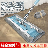 拖把家用拖布平板一拖淨夾固式吸水替換布乾濕兩用廚房地板專用拖