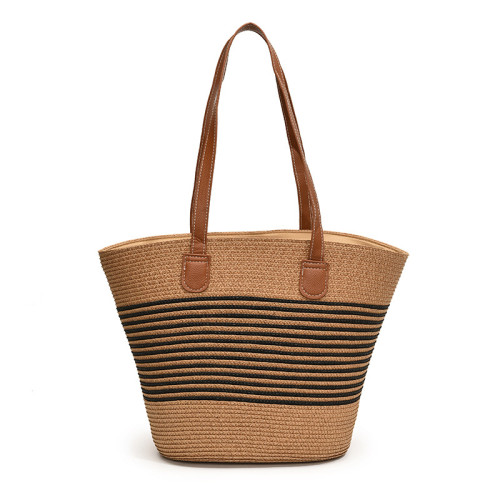 草編包女夏季編織包包大容量單肩百搭海邊挎包通勤托特包ins風 草編包女夏季編織包包大容量單肩百搭海邊挎包通勤托特包ins風