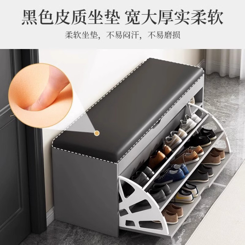 鞋架家用門口可坐換鞋凳坐凳一體多層翻鬭收納入戶進門室內鞋櫃 鞋架家用門口可坐換鞋凳坐凳一體多層翻鬭收納入戶進門室內鞋櫃