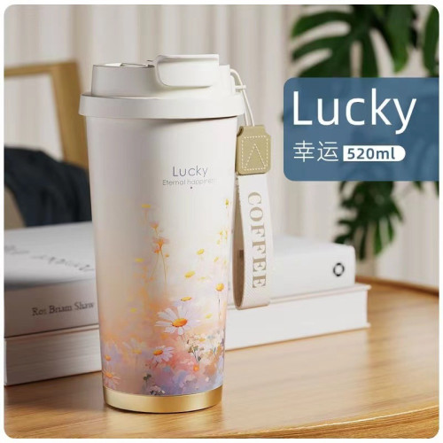 2024新款316不鏽鋼保溫杯女生高顔值可攜式鈴蘭花咖啡杯吸管隨行杯 2024新款316不鏽鋼保溫杯女生高顔值可攜式鈴蘭花咖啡杯吸管隨行杯