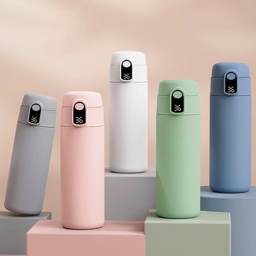 簡約316不鏽鋼智能保溫杯高顔值一鍵彈蓋水杯戶外可攜式吸管杯 簡約316不鏽鋼智能保溫杯高顔值一鍵彈蓋水杯戶外可攜式吸管杯