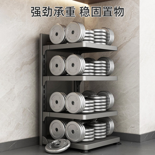 槍灰廚房鍋具架多層置物架可折曡多功能收納鍋架子水槽下落地台面