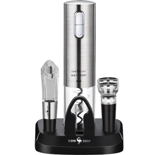 三四鋼®開酒器套裝開紅酒開瓶器起酒器不鏽鋼葡萄酒自動酒起子