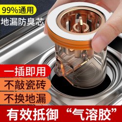 地漏防臭器衛生間下水道防反味神器地漏防蟲臭過濾矽膠內芯蓋通用