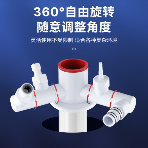廚房下水琯三通防臭神器多功能接頭淨水器洗碗機小廚寶過濾器排水