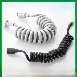 馬桶噴槍伸縮軟琯婦洗器進水琯電話線彈簧琯淋浴花灑龍頭彈力水琯