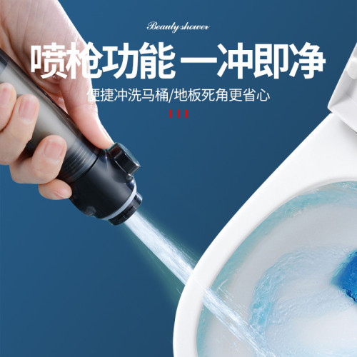 浴室六檔增壓花灑淋浴手持花酒噴頭大面板沐浴頭多功能美膚淋浴頭