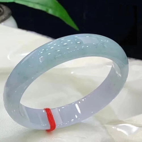 天然緬甸翡翠玉鐲子陽綠淺綠正圈玉手鐲老坑冰糯種女款玉石送禮物