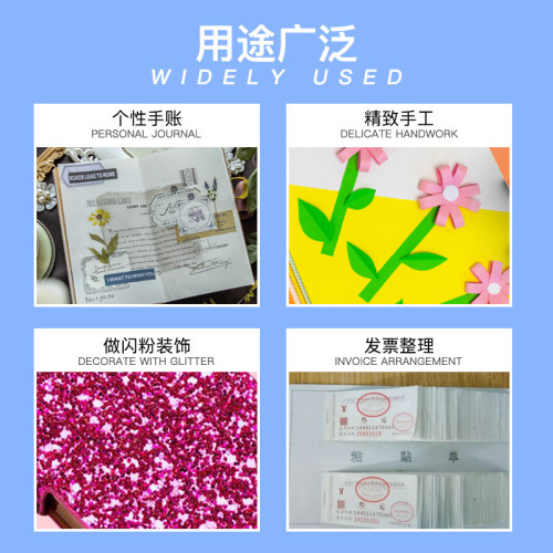 點膠筆大容量筆型液體膠水學生手工diy可愛筆形糖果色手帳膠批髮