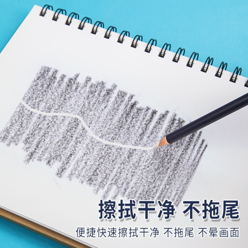 尼奧尼筆形橡皮擦美術生高光素描炭筆啞光鉛筆單支畫室專業橡皮筆
