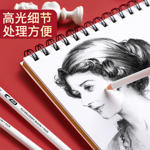 酷喜樂橡皮筆繪畫高光橡皮擦美術生素描卡通細節擦試創意筆式橡皮