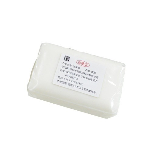 油畫洗筆皂100g天然清洗畫筆專用肥皂筆具筆刷美術水彩護理皂批髮