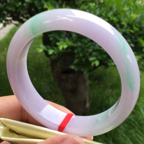 【3月新貨】冰糯春彩正圈翡翠手鐲少女款天然緬甸翡翠玉手鐲時尚