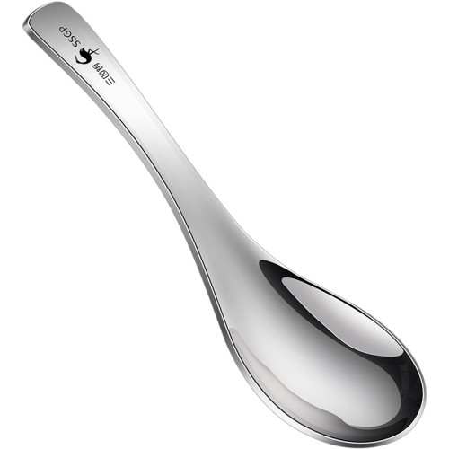 三四鋼®飯勺加深加厚吃飯喝湯甜品勺湯匙調羹家用餐勺316L不鏽鋼