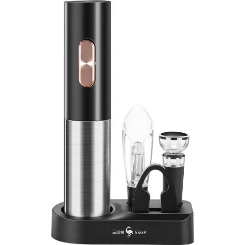 SSGP 起瓶器套裝自動葡萄酒醒酒器 家用真空酒塞電動紅酒開瓶器