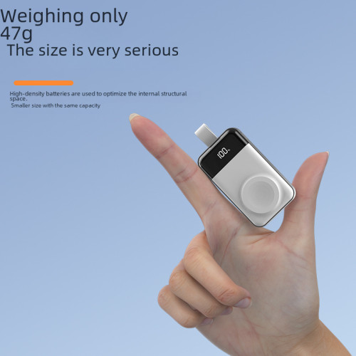 便攜款充電寶蘋果手表充電器適用iwatch1-9代2000毫安手表無線充
