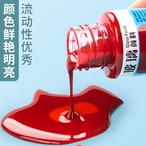 貝碧歐愛飾玻璃顔料免烤防水繪畫用品矽質塑料工具金屬珠光勾線筆