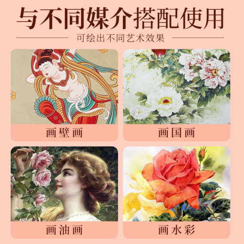 海特繪畫色粉文化素描塗鴉石墨碳粉藝考生專用紅色畫畫咖啡色炭粉