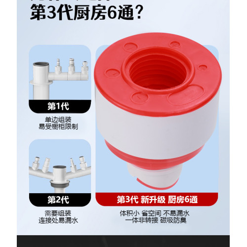 下水道防反水溢水廚房水槽浴室櫃洗菜盆漱台衣機下神器堵密封圈塞