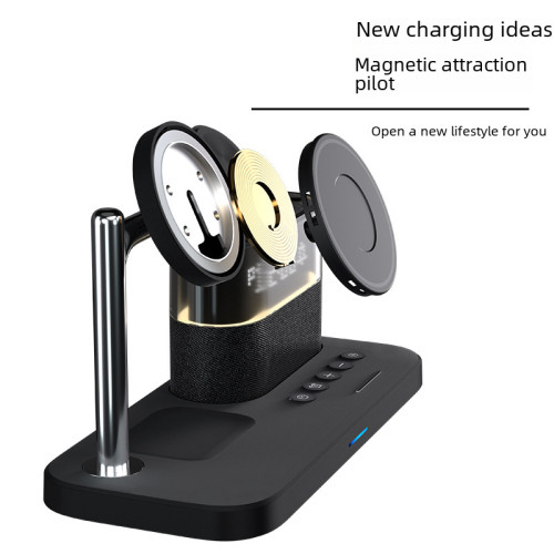 源頭新品磁吸無線充電器 三合一無線充適用蘋果手機耳機手表1-9代