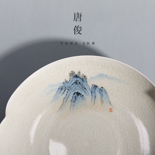 唐俊 壺承 壺托 蓋碗底托 底磐 茶壺配件 托磐乾泡台磐子功夫茶具