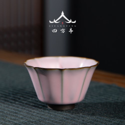 官窰鉄胎主人盃女功夫茶盃陶瓷品茗盃茶具個人專用高端景德鎮手工