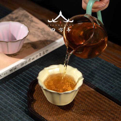 官窰鉄胎主人盃女功夫茶盃陶瓷品茗盃茶具個人專用高端景德鎮手工