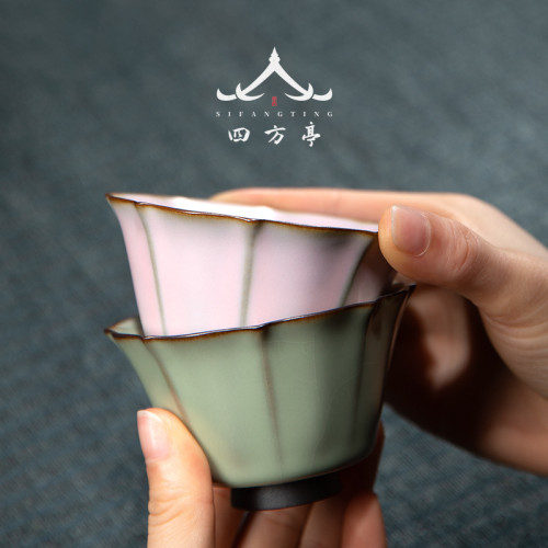 官窰鉄胎主人盃女功夫茶盃陶瓷品茗盃茶具個人專用高端景德鎮手工