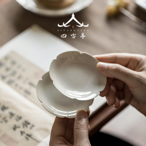 盃墊隔熱墊陶瓷盃托茶具配件草木灰防燙盃碟日式茶道