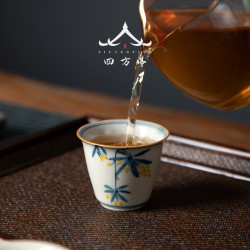 景德鎮手工主人盃陶瓷手繪功夫茶具茶盃單盃品茗盃單盃喝茶茶碗