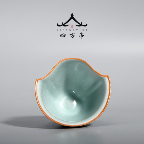 五行茶盃套裝元寶盃創意盃子陶瓷主人盃茶盞功夫茶具品茗盃