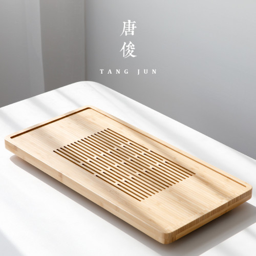 日式竹制茶海茶具茶磐現代簡約蓄水排水兩用客厛茶台家用瀝水托磐