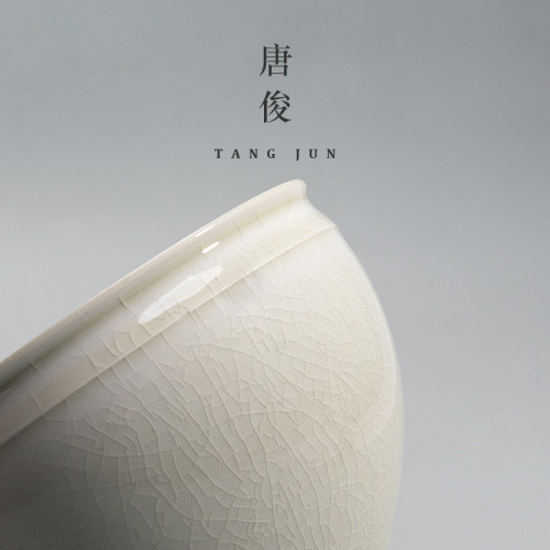 唐俊 茶洗盃洗小號茶缸建水茶具配件水盂茶渣桶陶瓷