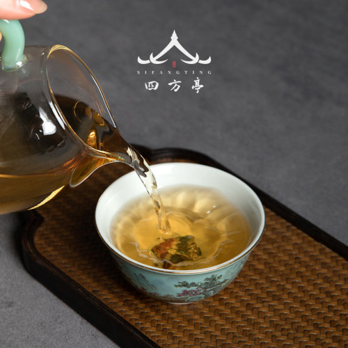 景德鎮茶盞主人盃功夫茶盃單盃女士個人專用男陶瓷生日禮物伴手禮