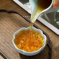 汝窰大號女士主人盃汝瓷開片可養陶瓷功夫茶盃單盃品茗盃喝茶