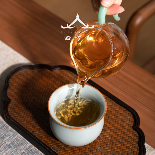 汝窰茶盃大號天青色主人盃冰裂個人專用喝茶開片可養男士