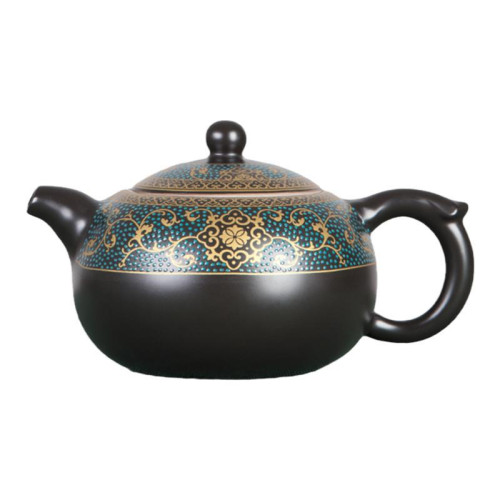 唐俊 琺瑯彩西施壺大號茶壺陶瓷中式功夫單壺家用泡茶壺單個220ml