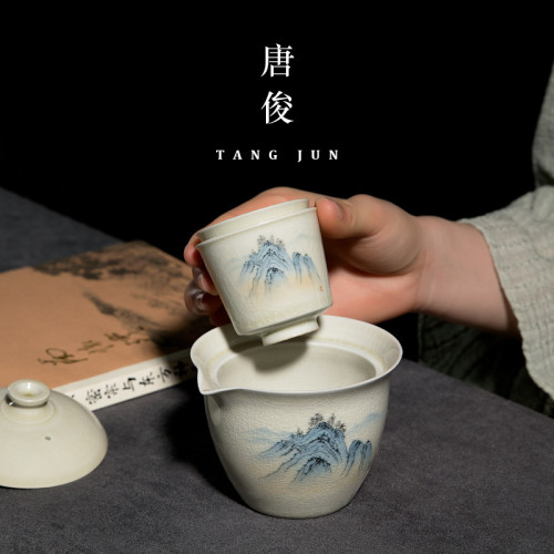 旅行茶具一壺二盃快客盃小套裝便攜包戶外車載功夫泡茶壺單人一人